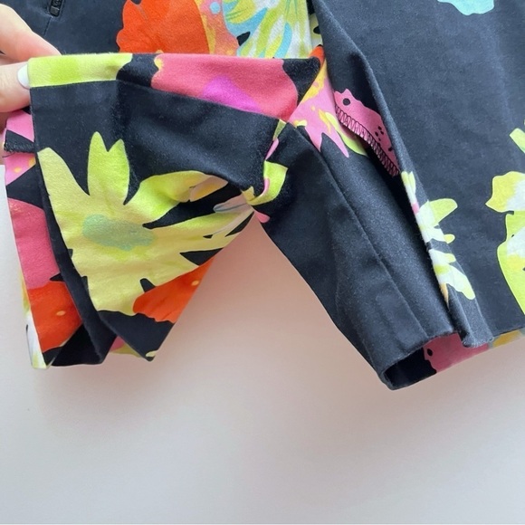 Cache Tropical Floral Print 90s Y2K Sporty Mini Skort Women’s Size 4 - Picture 4 of 8